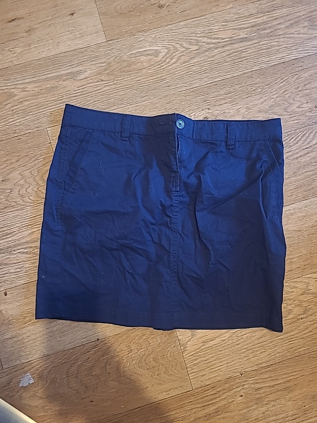 Ladies New Look Size 12 Navy Chino Skirt