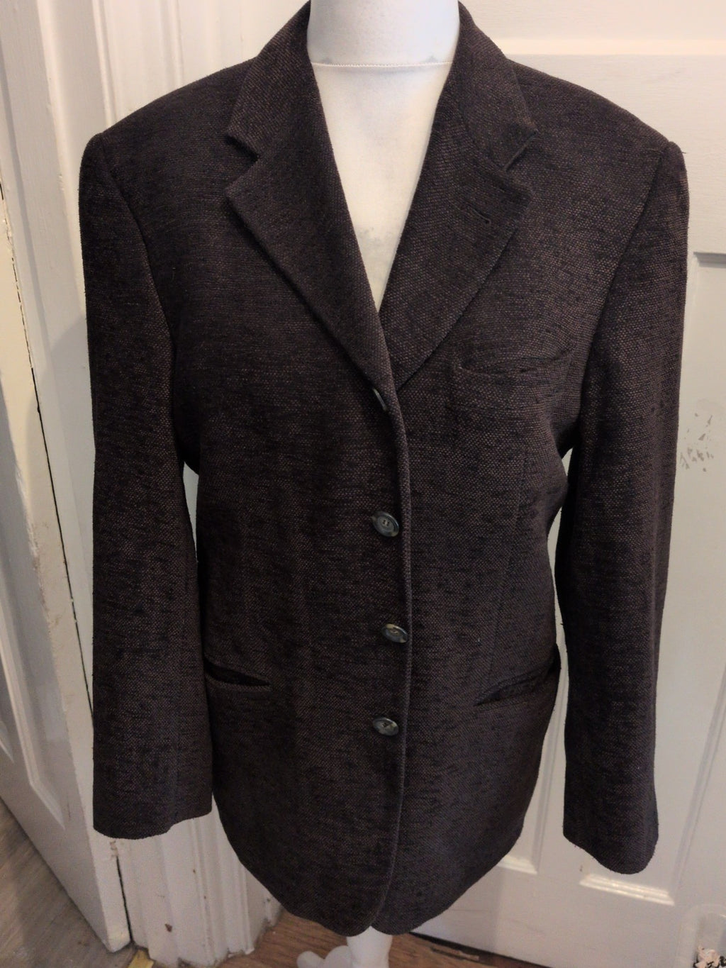 Gashgais Large Dark Brown Suit Jacket