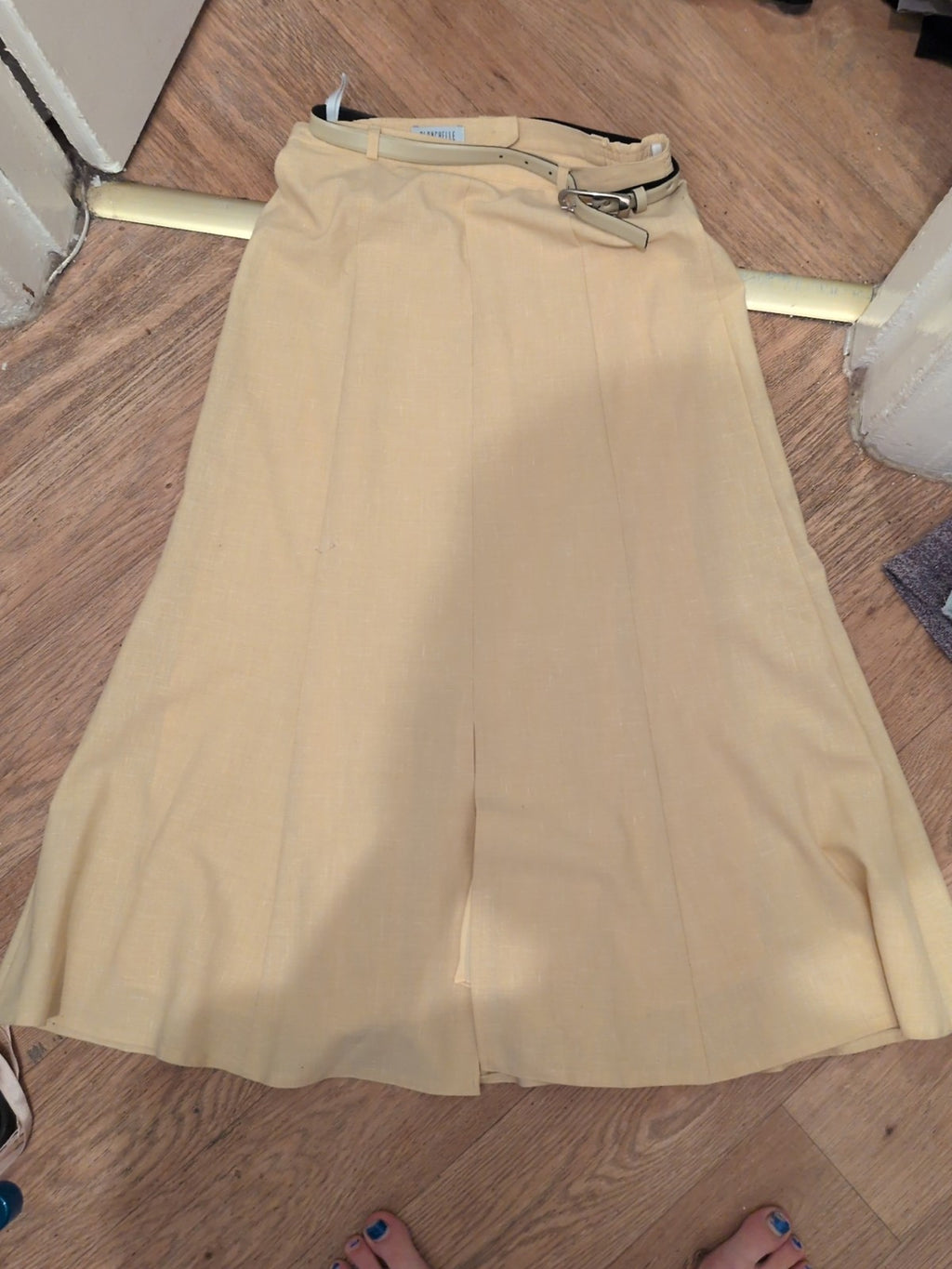 Blanchelle 12 Yellow Long Length Skirt Flare