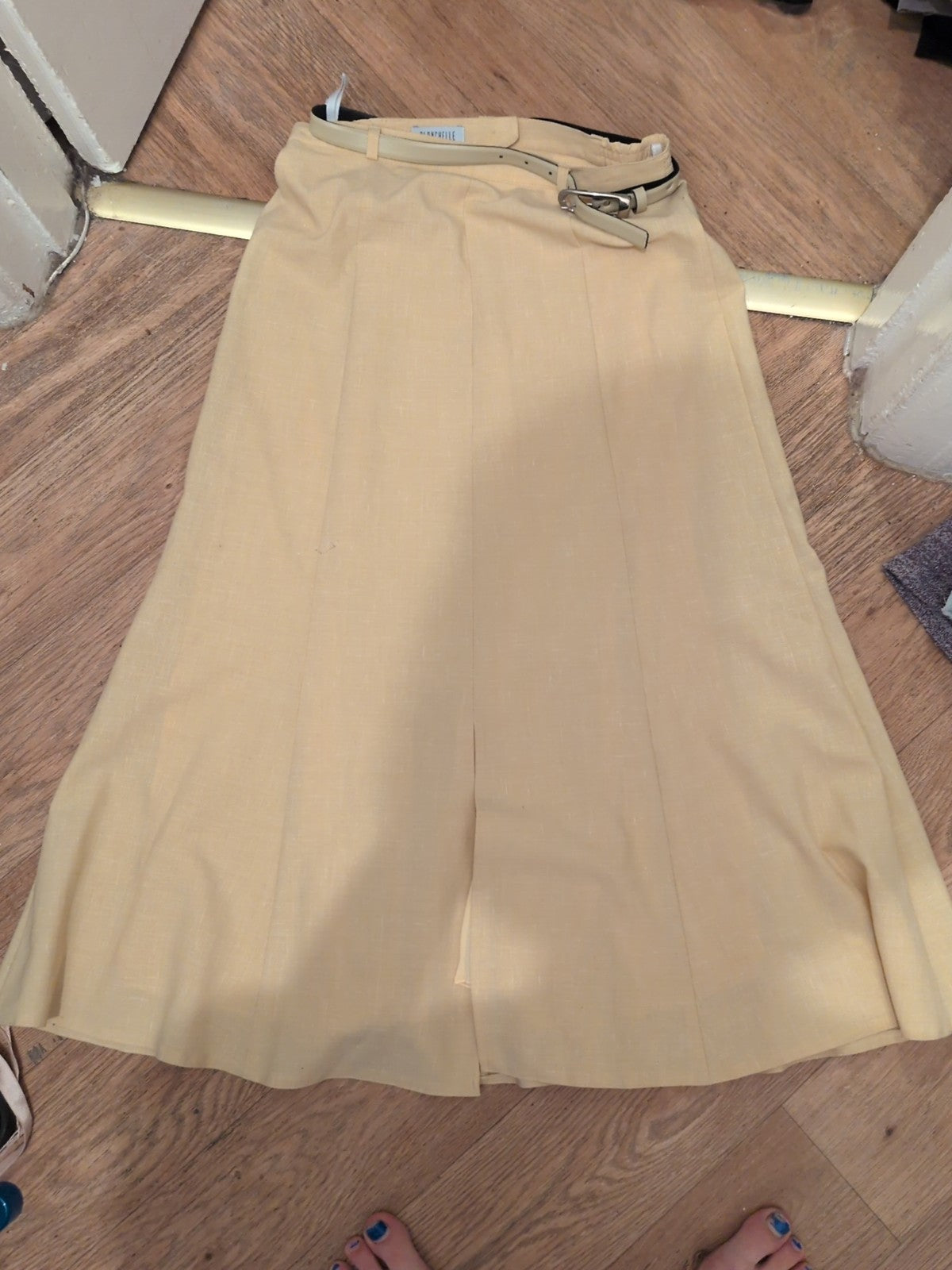 Blanchelle 12 Yellow Long Length Skirt Flare