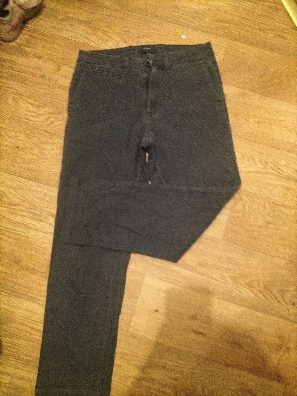 Mens Ovs Size Usa 30 Slim Fit Dark Navy Chino