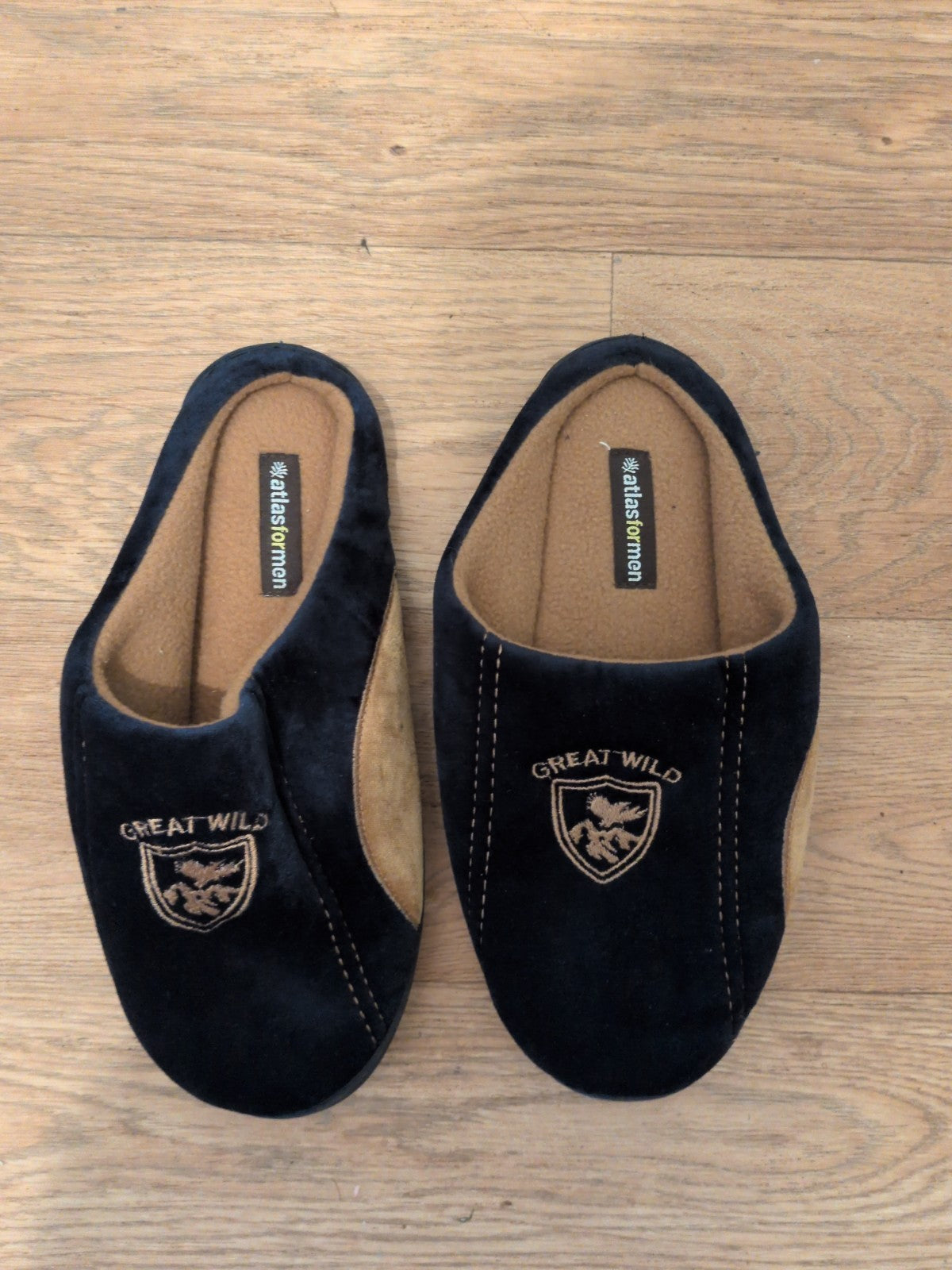 Atlas For Men EU 40 Navy Slippers