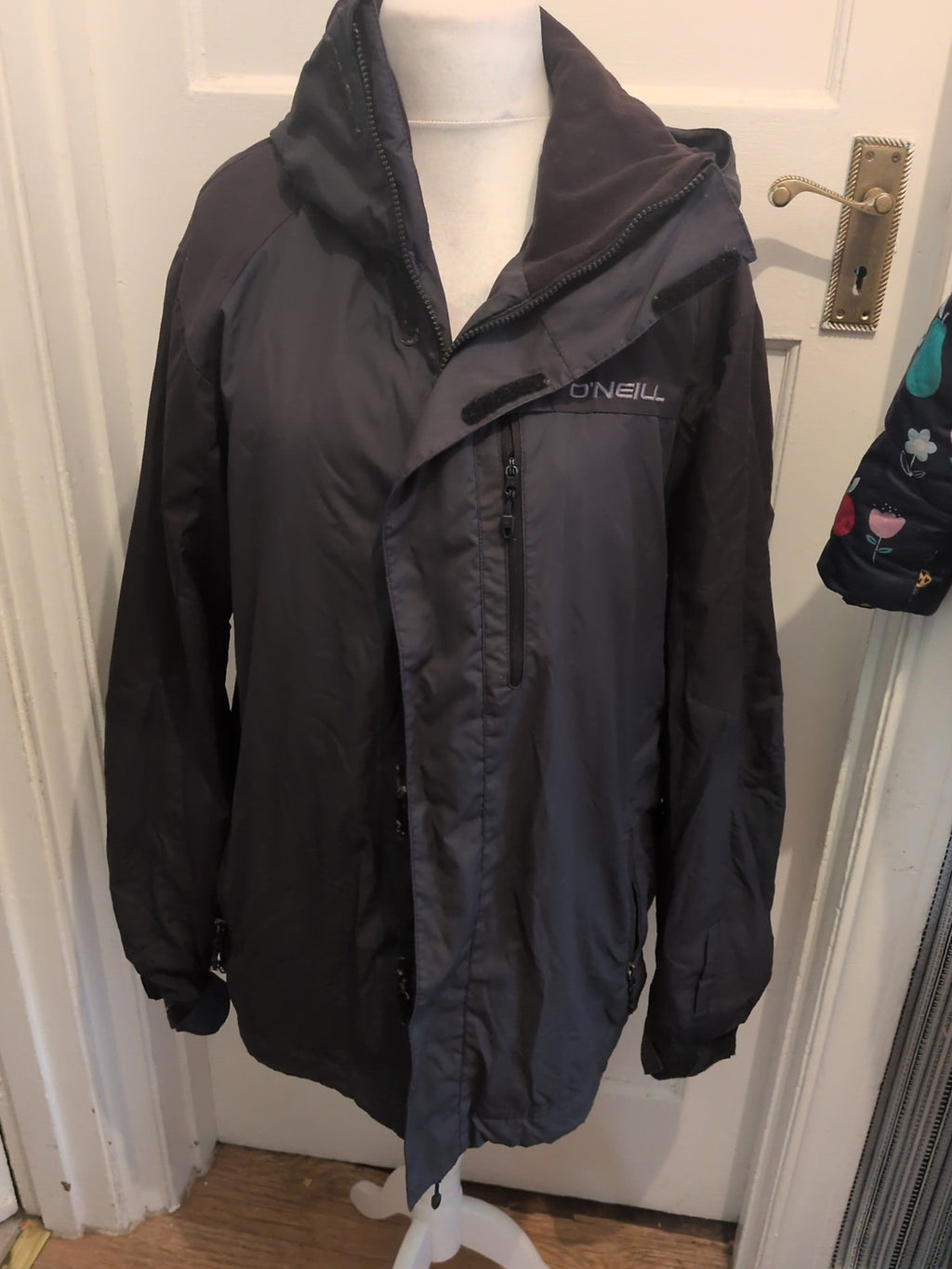 O'Neill Large Weatherproof Charcoal Coat