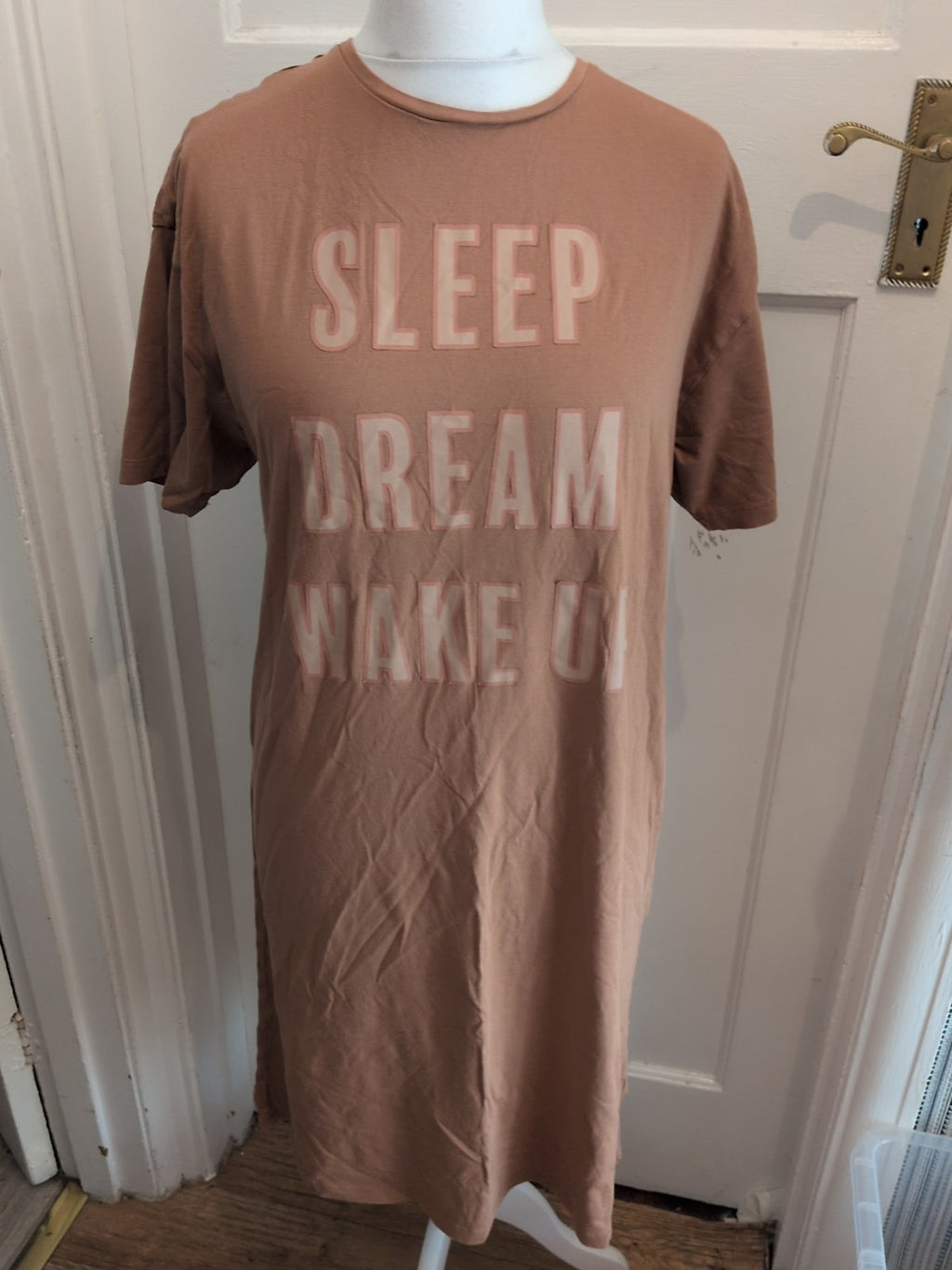 Always Dreaming Large Brown Print(Slightly Peeling) Nighty