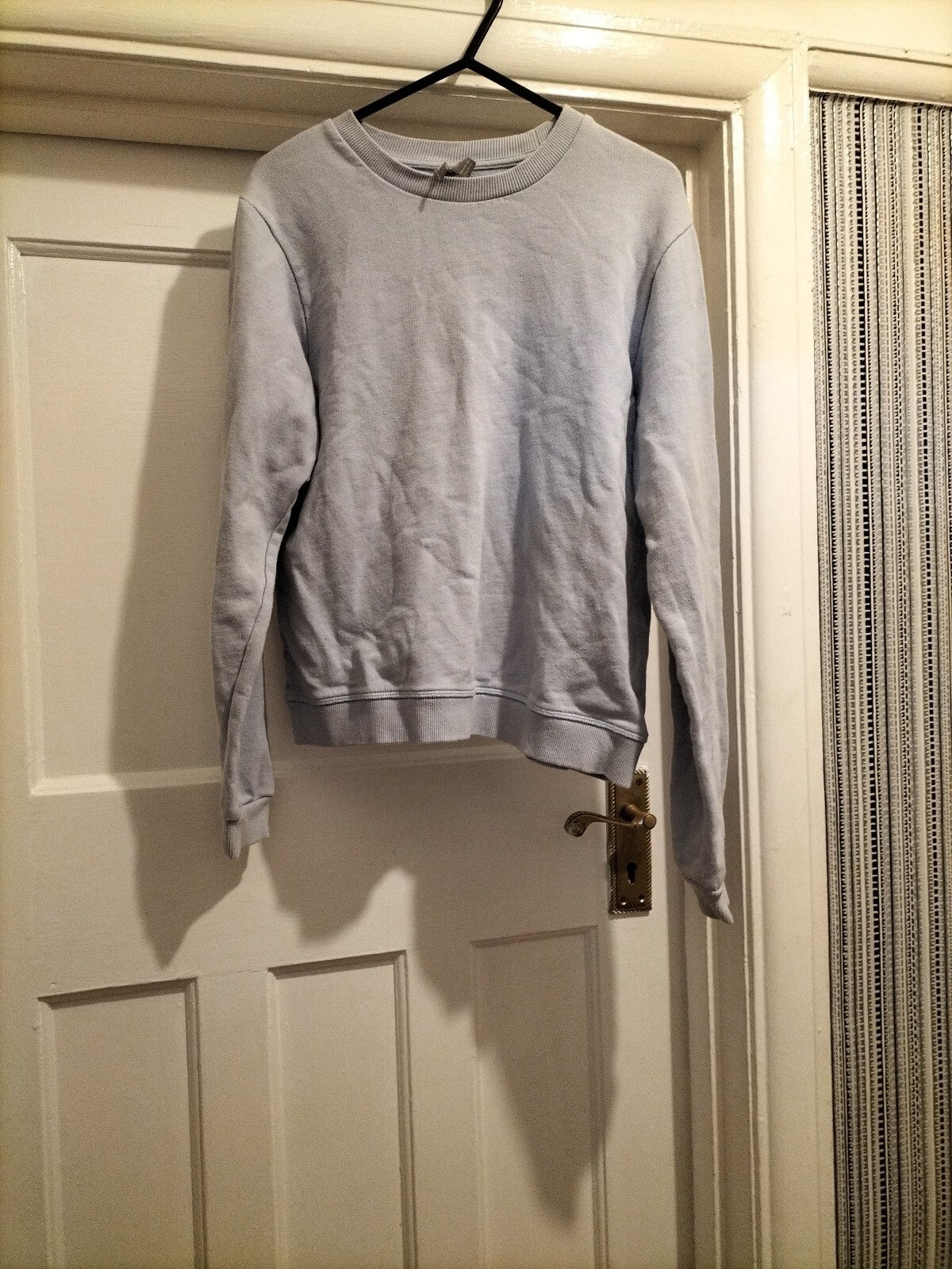 Ladies Asos Size 8 Long Sleeved Pale Blue Jumper