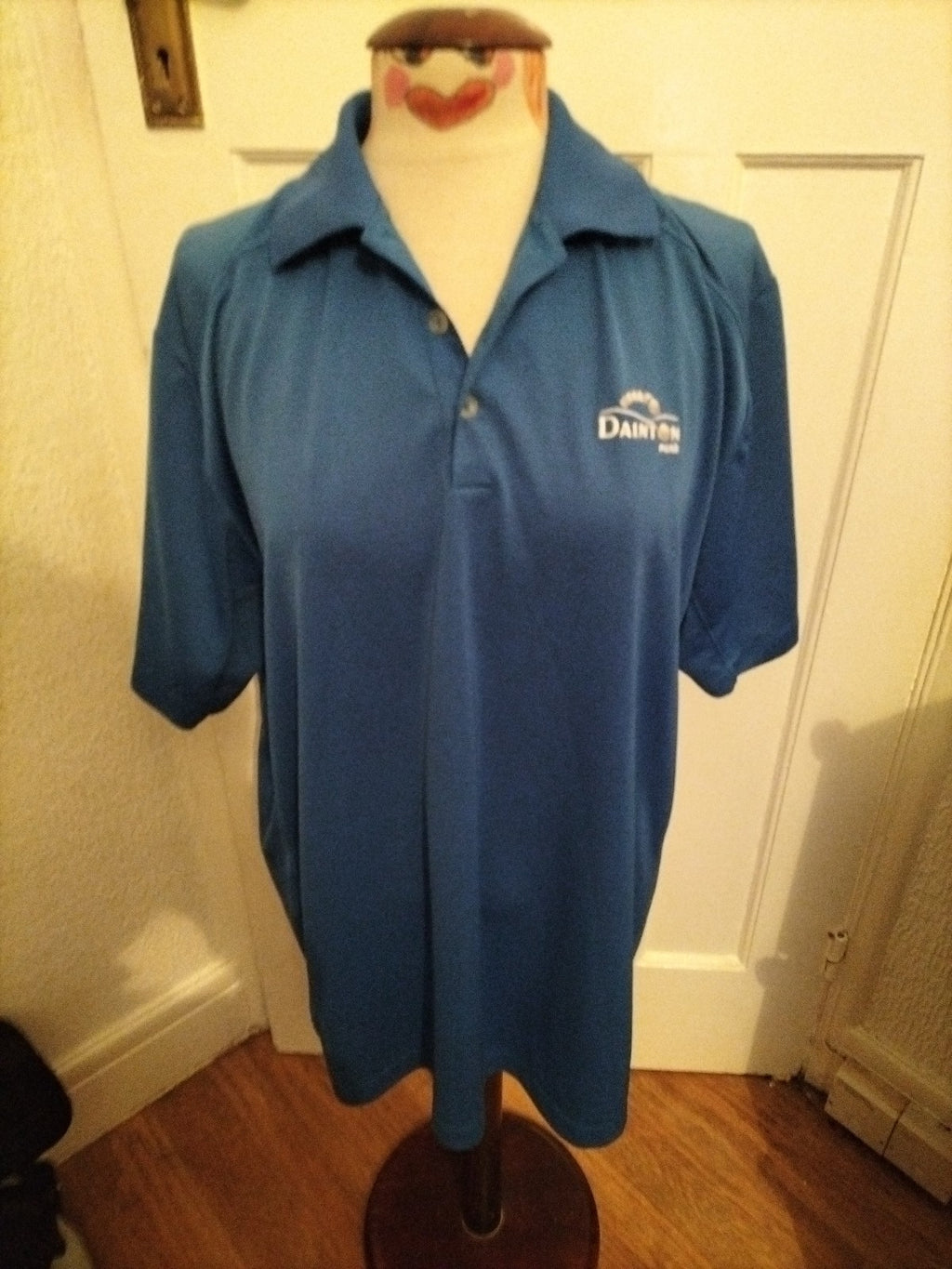 Mens Nike Golf Size XL Tour Performance Blue Polo