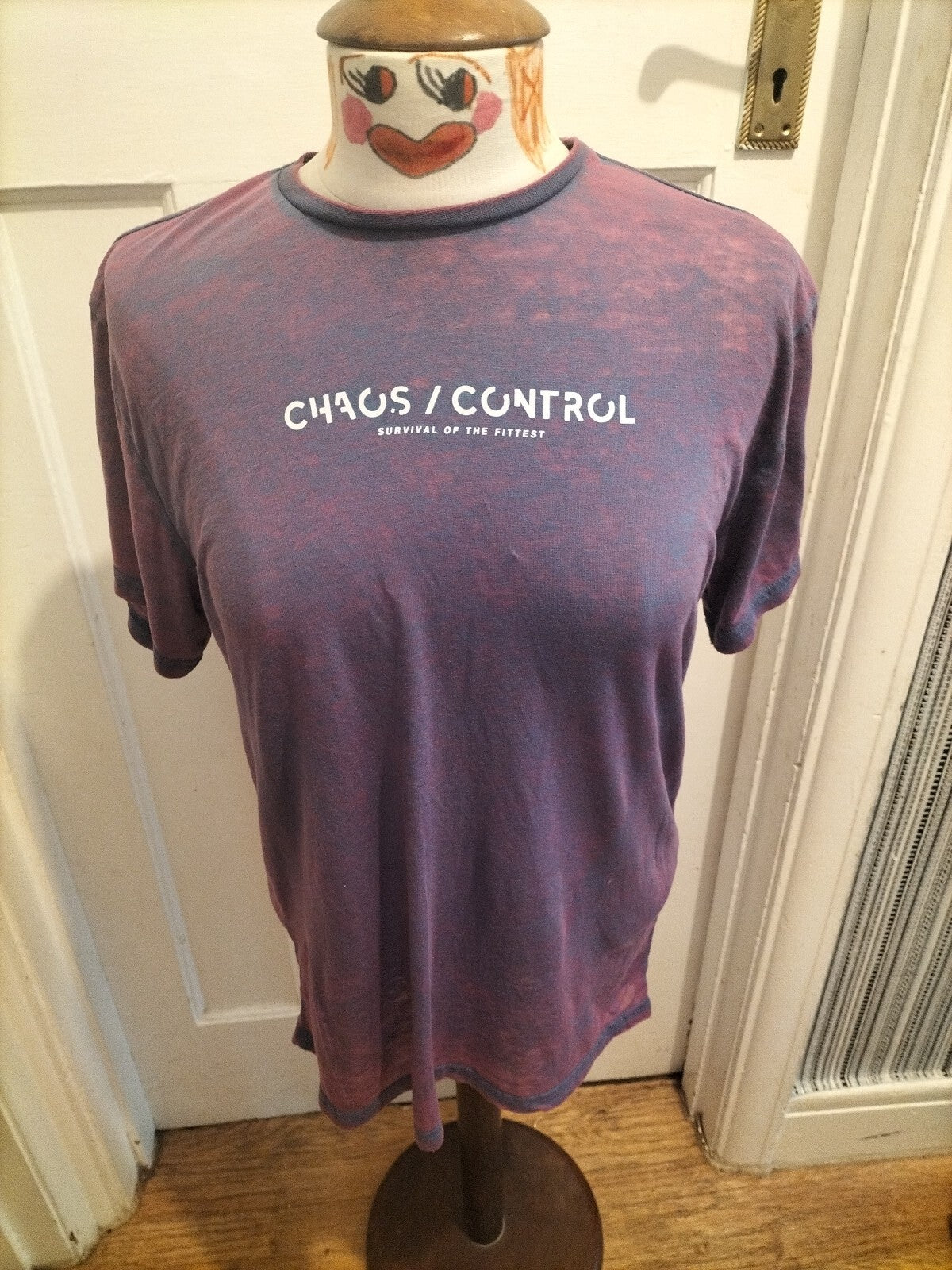 Men's Primark Purple Pink Short Sleeve T-shirt