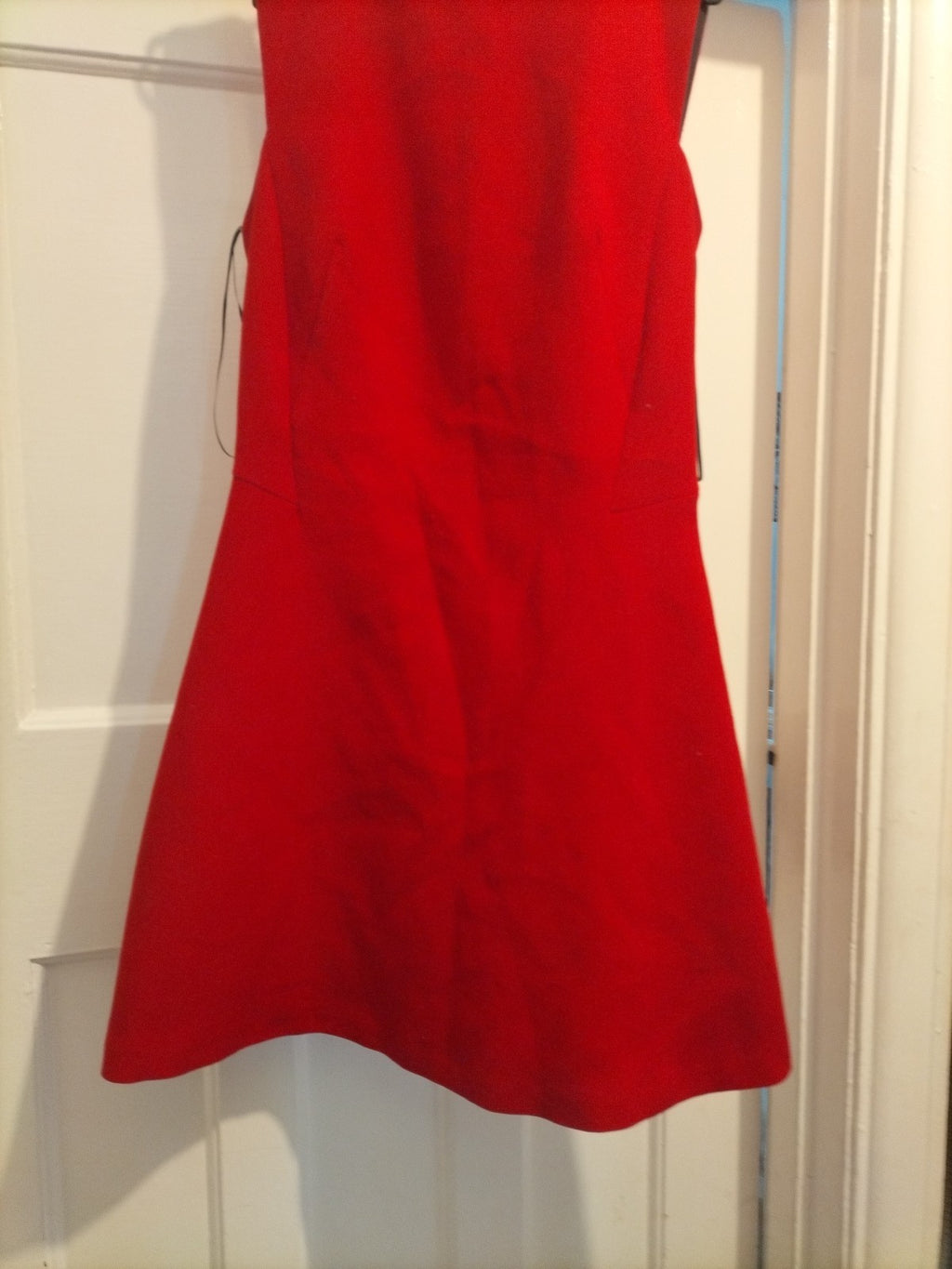 Ladies Zara Size XS Red Lined Sleeveless Dress