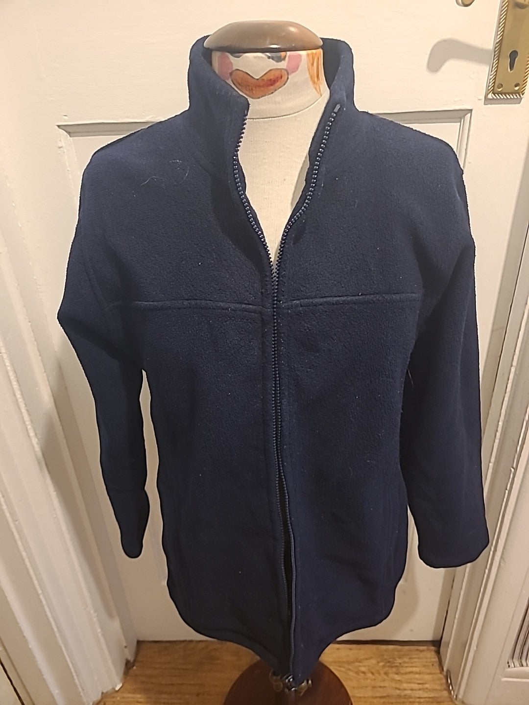 Ladies EWM Size 10-12 Navy Zip Through