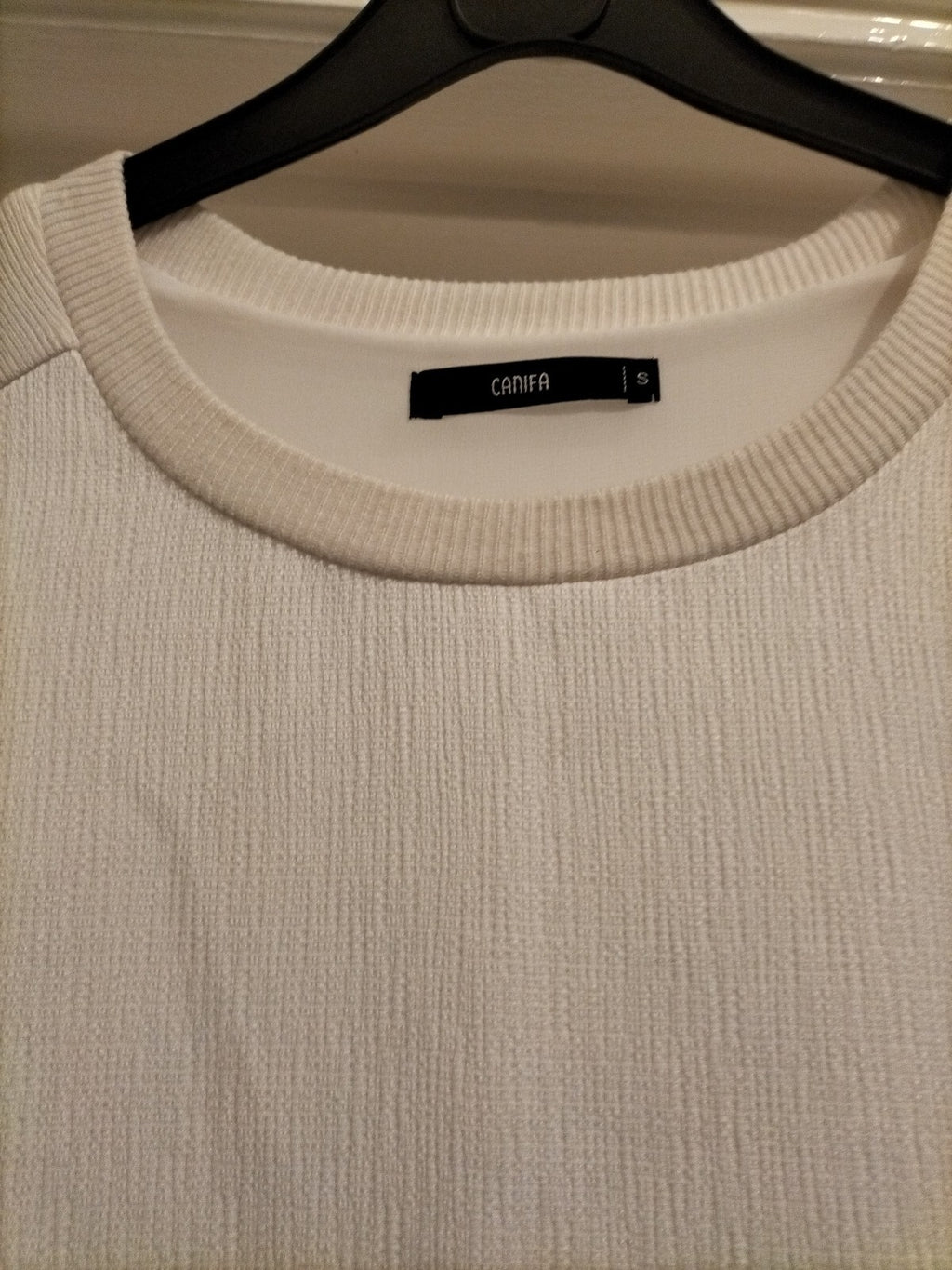 Ladies Size Small Canifa White Dress With Zip On The Side