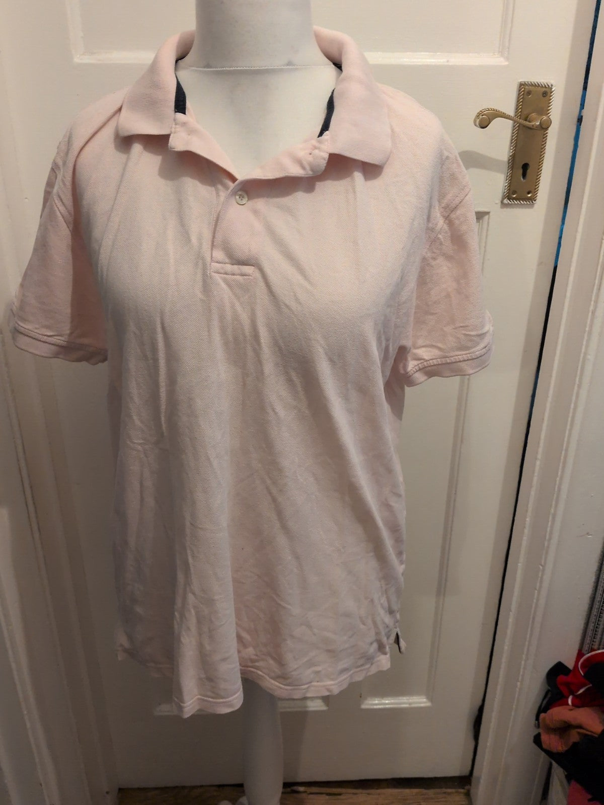 Gap Large Pale Pink Short Sleeve Polo