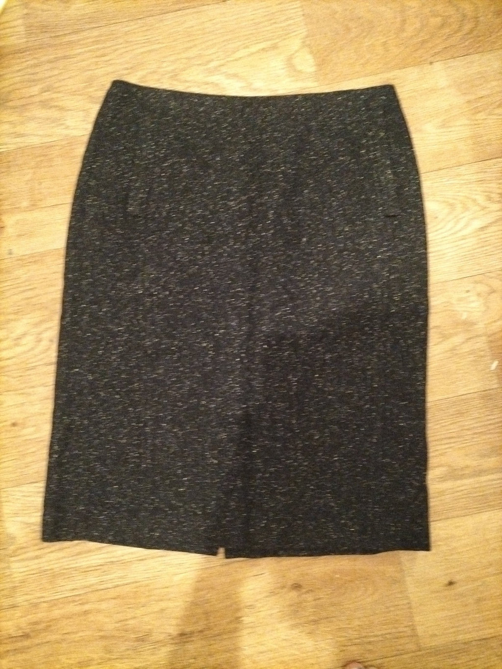 Ladies Episode Size 8 Black Speckled Lined Pencil Skirt