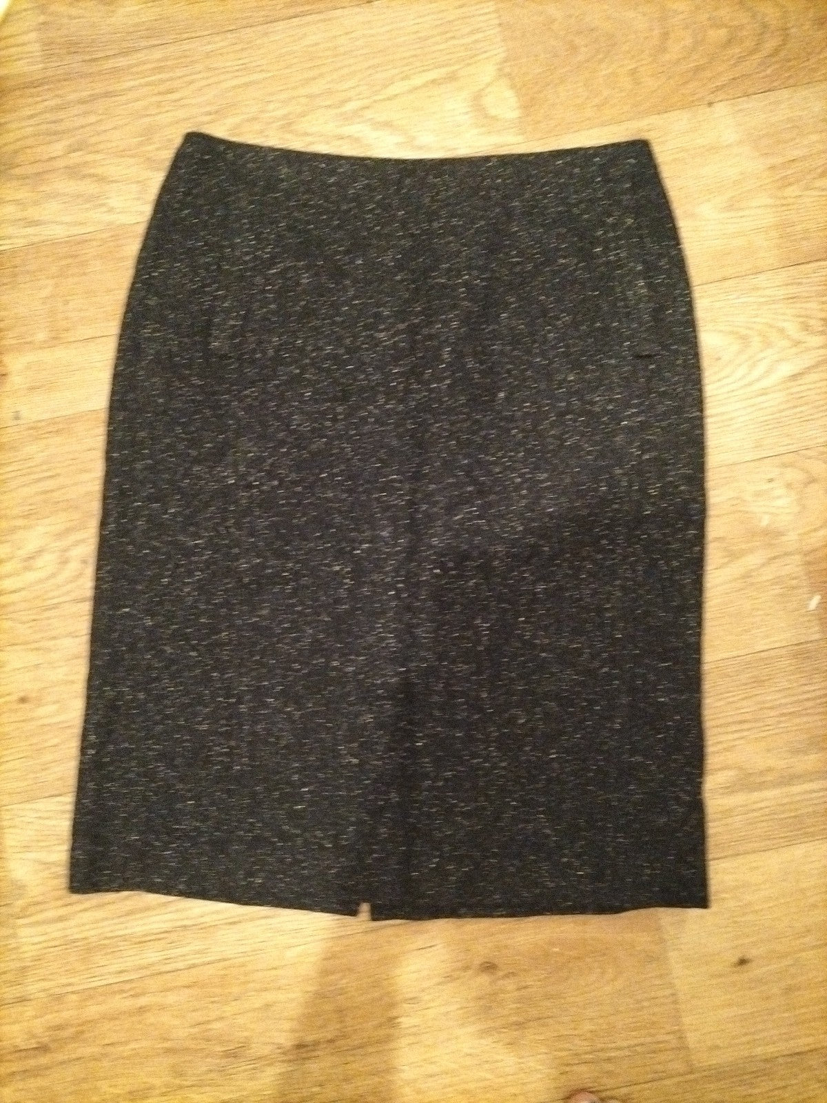 Ladies Episode Size 8 Black Speckled Lined Pencil Skirt