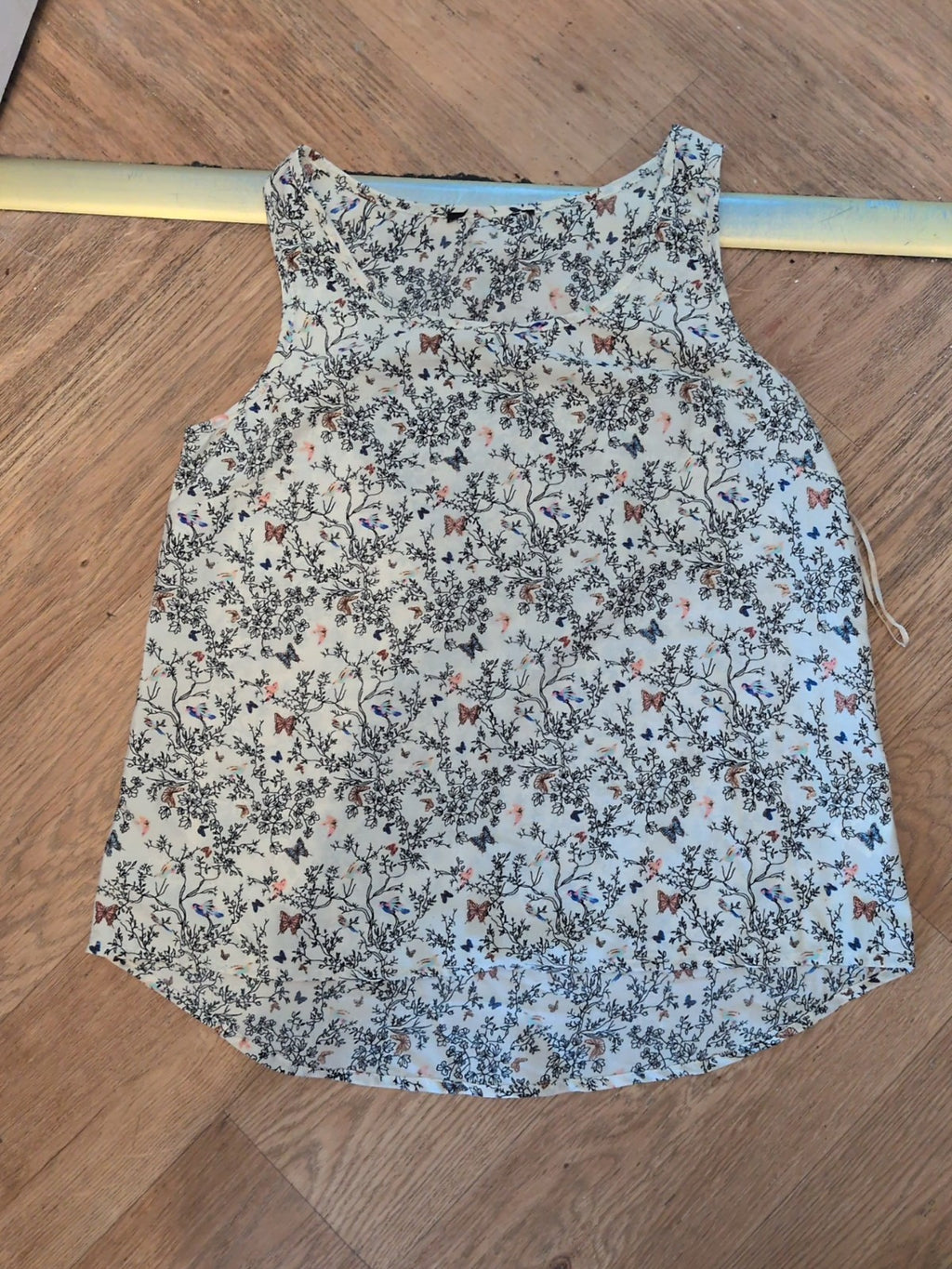 Primark 12 Multicoloured Wildlife Sleeveless Blouse