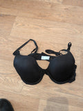 75B Black Padded And Wired Bra