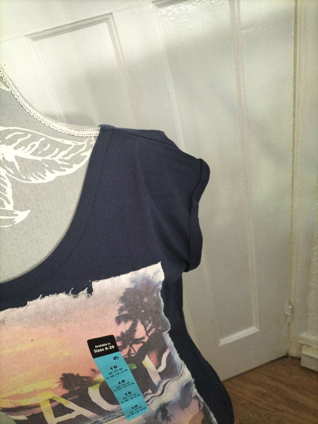 Ladies Primark Size 6 Beach Short Sleeved Top