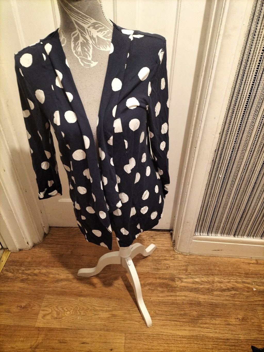 Ladies Roman 10 Spotted Open Cardigan
