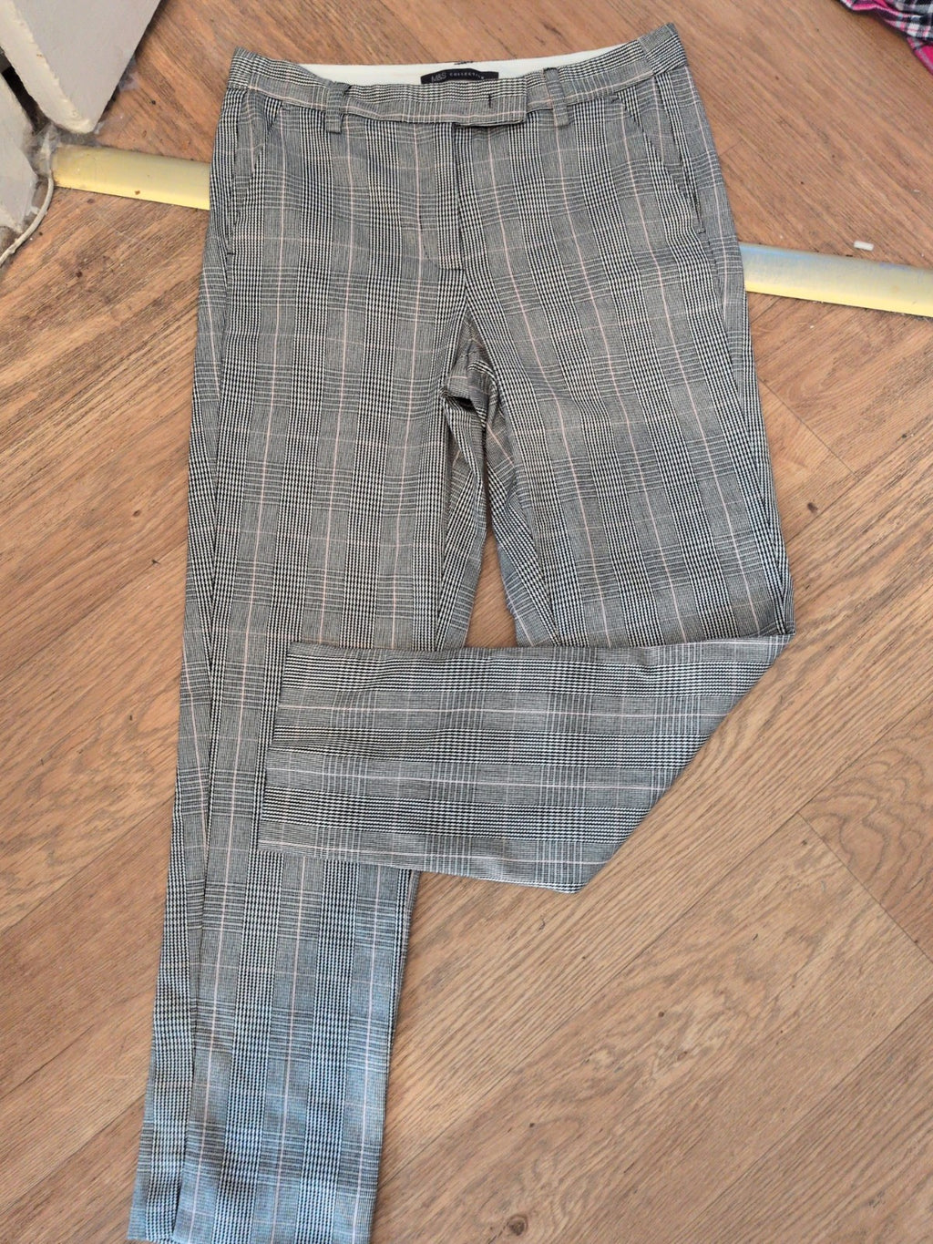 Marks And Spencer 8 Short Check Trousers