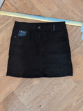 M&Co 12 Black Denim Knee Length Skirt