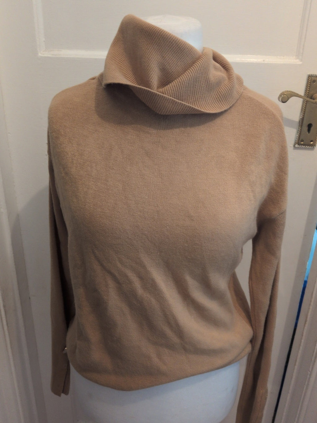 Primark Small Brown High Neck Long Sleeve Jumper
