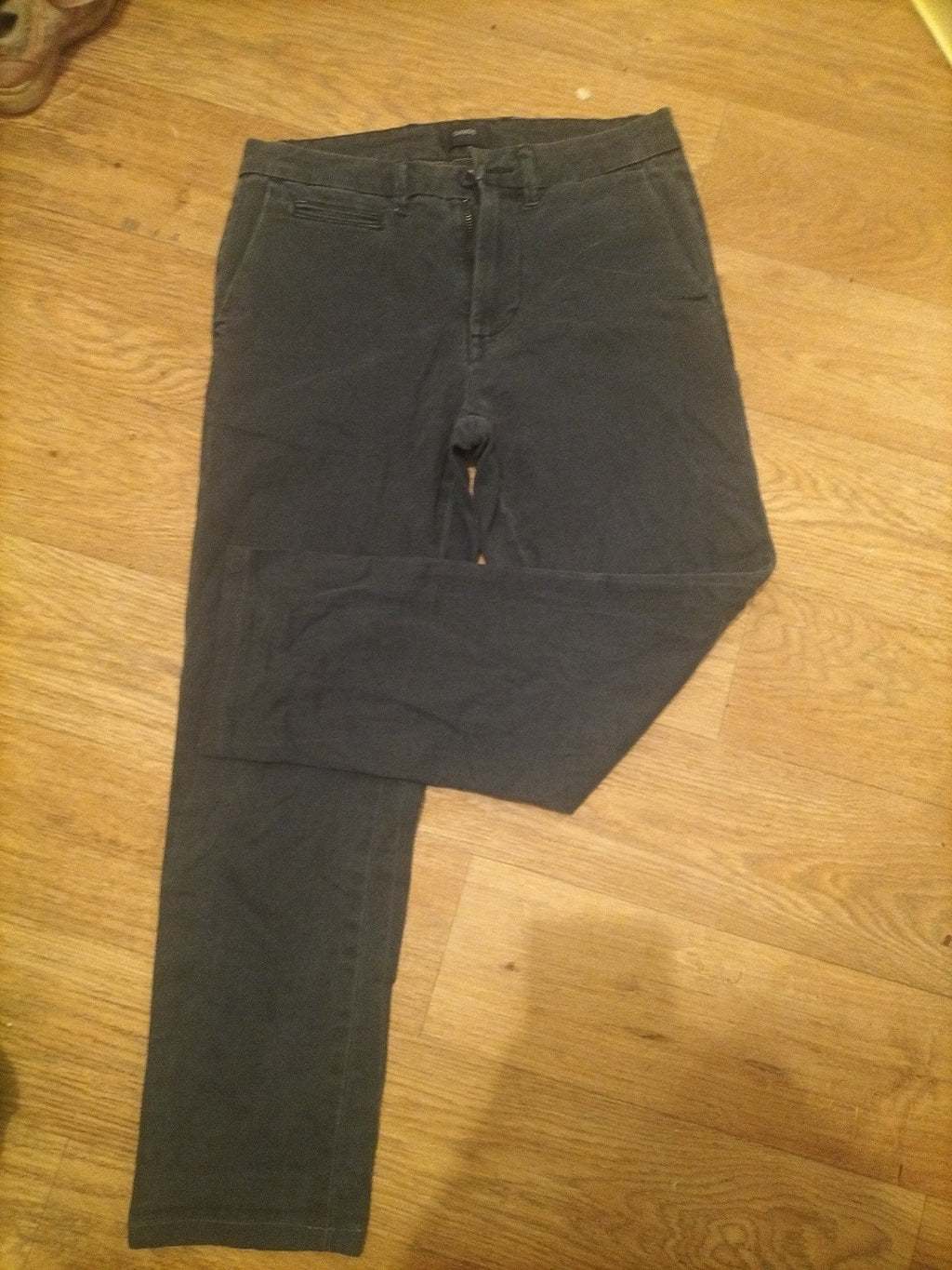 Mens Ovs Size Usa 30 Slim Fit Dark Navy Chino