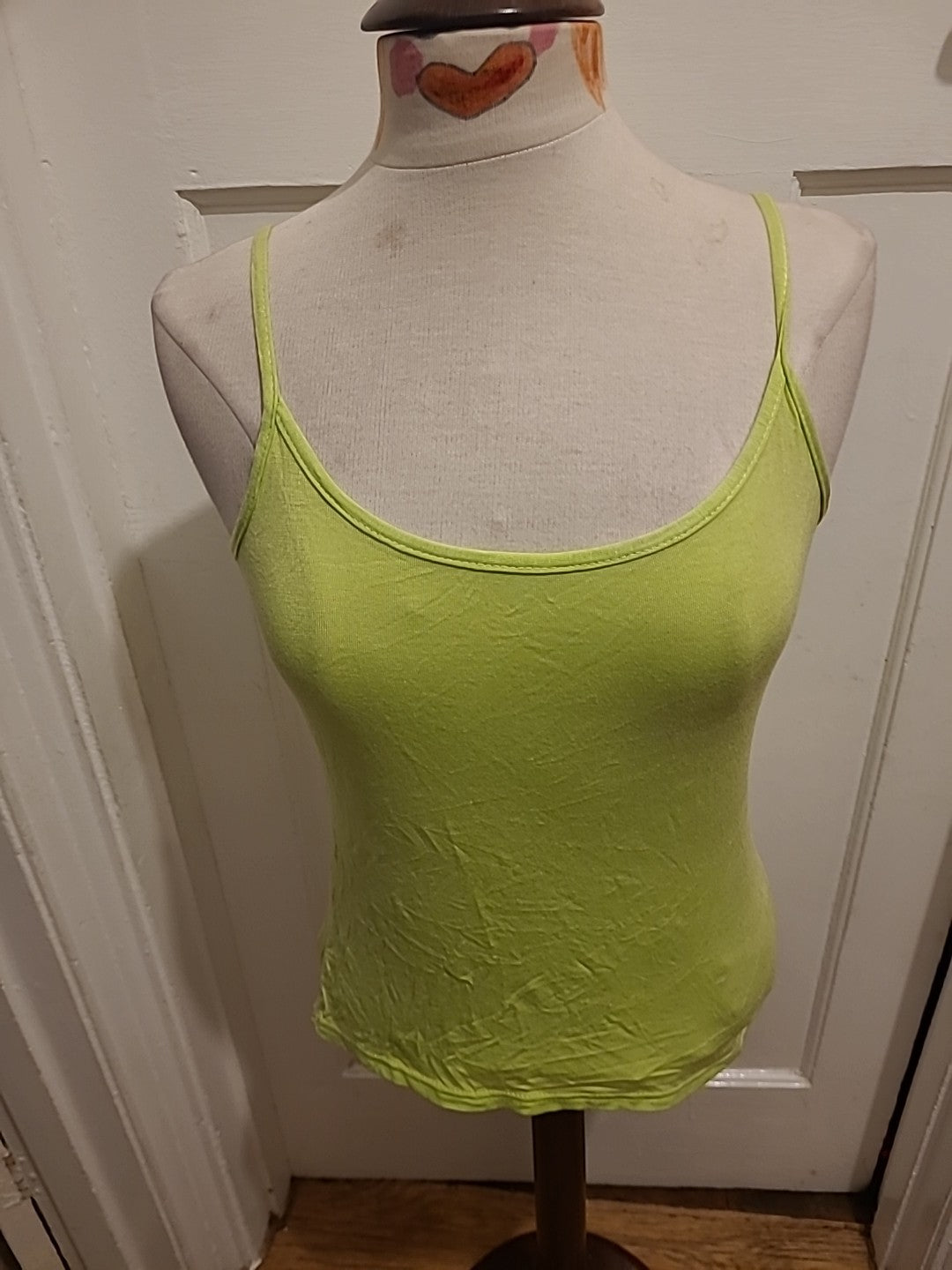 Ladies Zuppe Size 12 Lime Sleeveless Cami Top