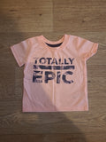 Boys Primark 9-12 Months Orange Epic Tshirt