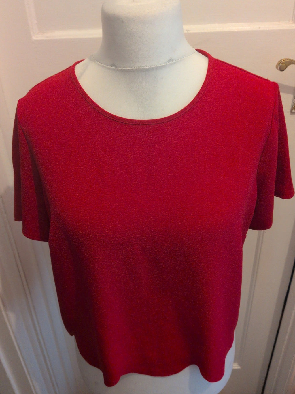 George 18 Red Short Sleeve Blouse