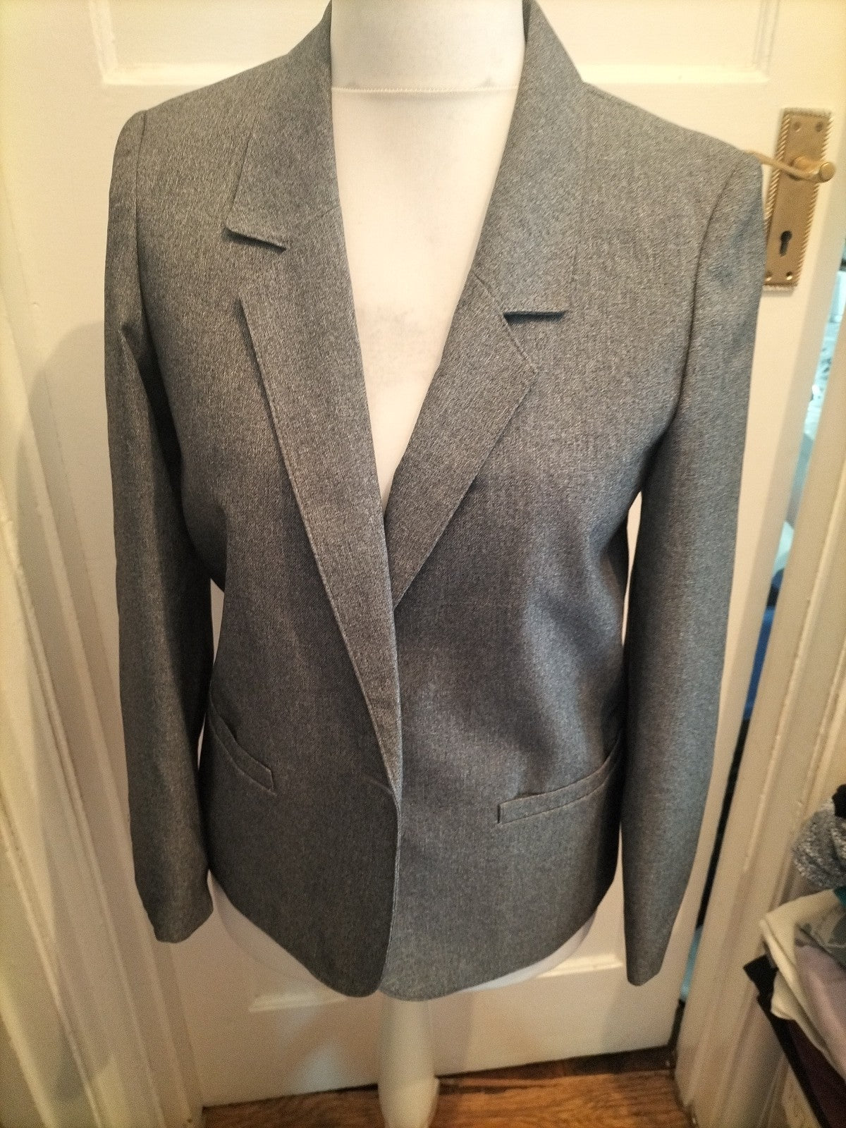 St Michael 12 Grey Lined Blazer Immaculate