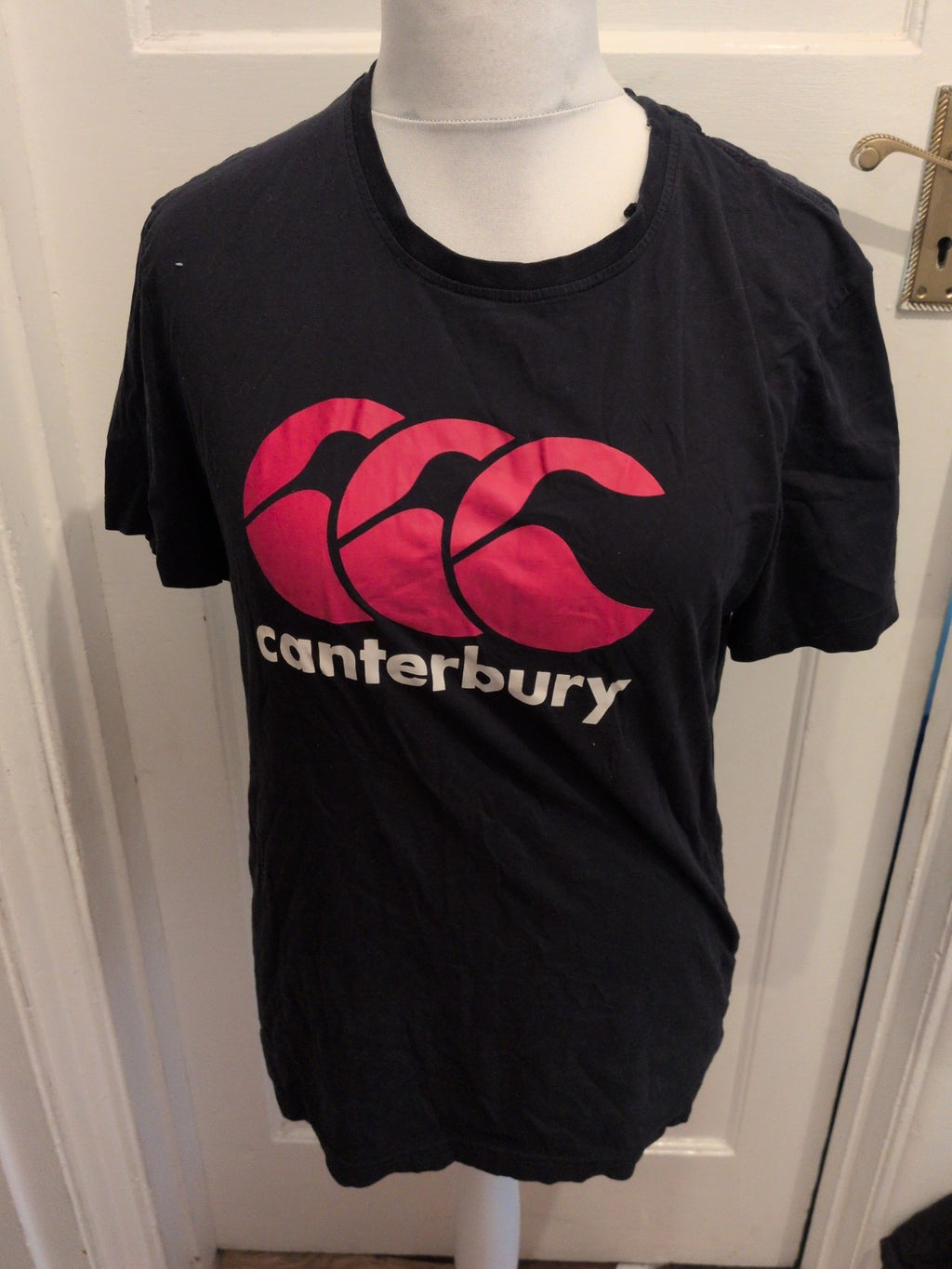 Canterbury Medium Black Print Short Sleeve T-shirt