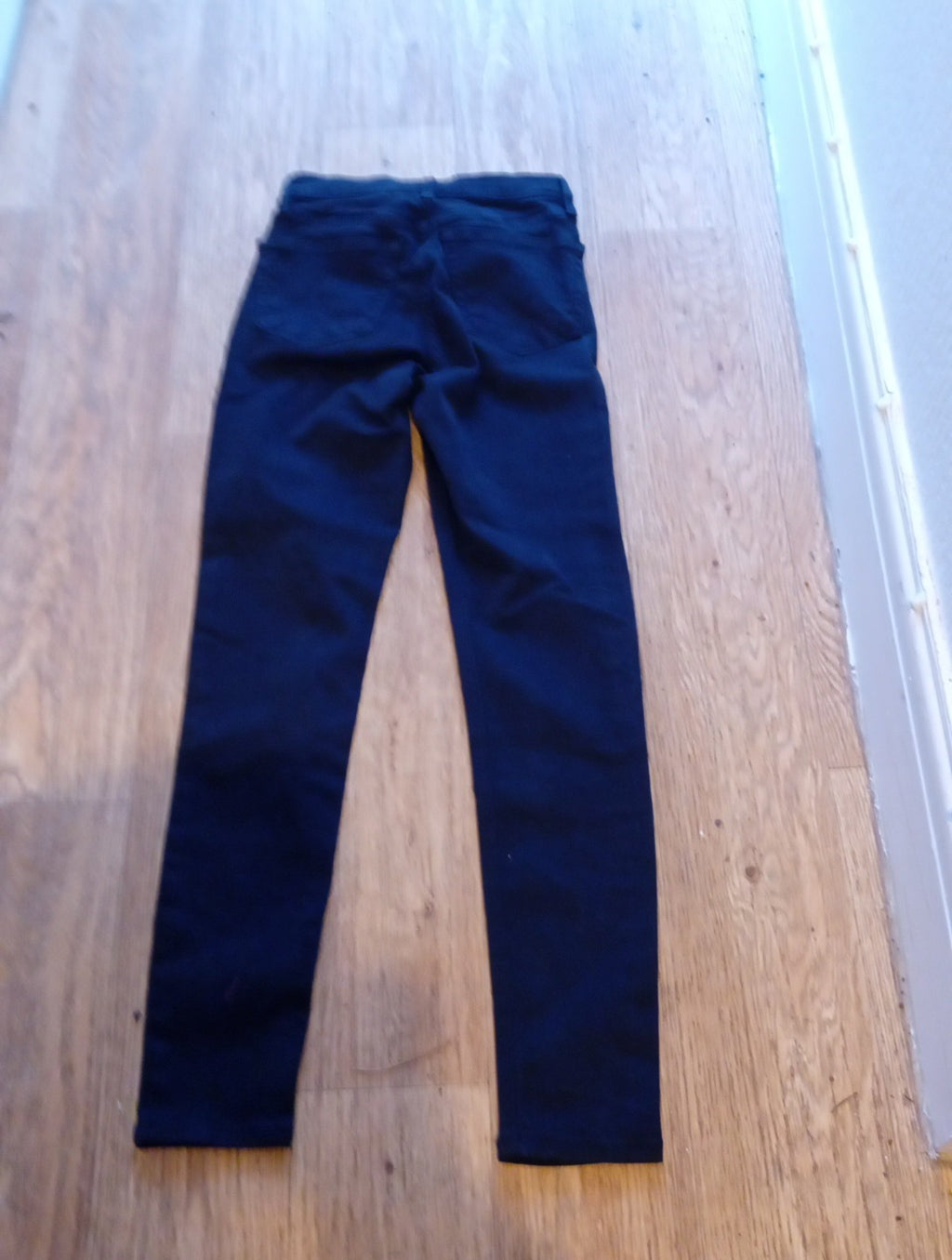 Ladies Topshop Size 25x32 Black Denim Jeans