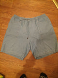 Ladies Size XL Pale Denim Elasticated Shorts
