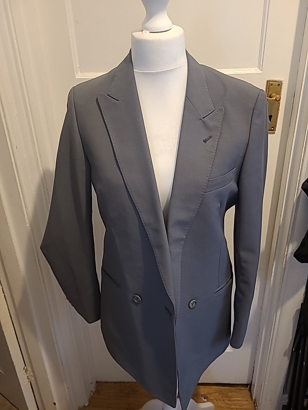 Mens Alexandre Size XL Grey Padded Lined Jacket