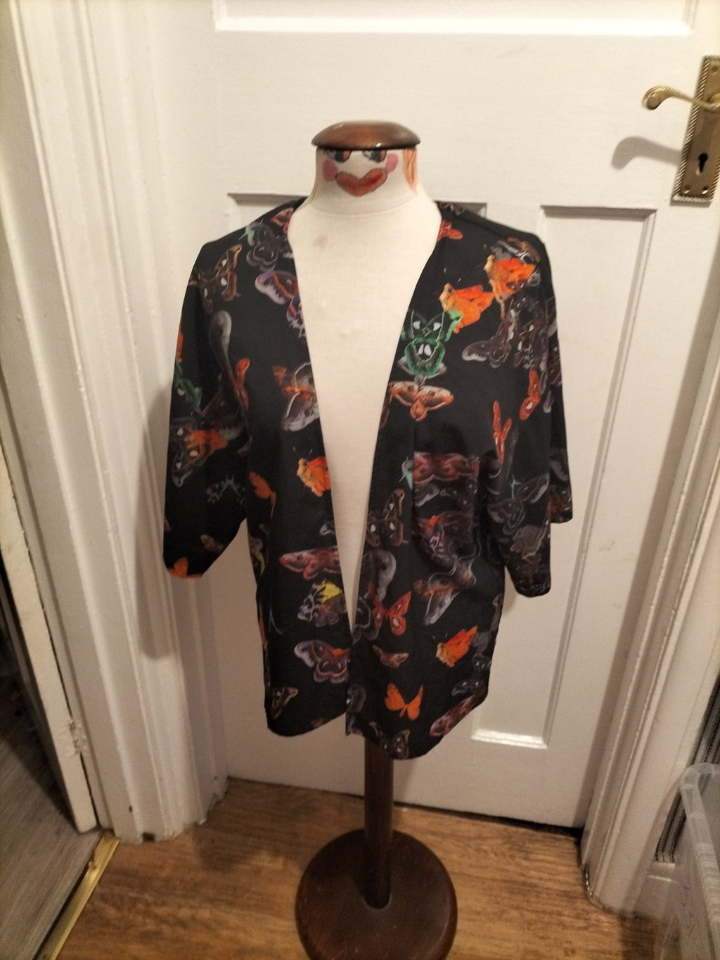 Ladies Topshop Size 6 Multi Coloured Floral Cardigan