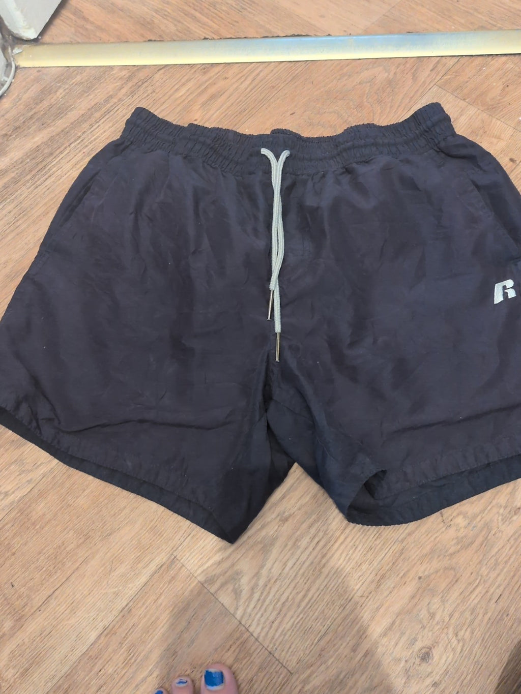 Russell XL Navy Elasticated Swim Shorts