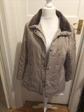 Ladies Anne De Lancay Size Medium Grey Lined Jacket