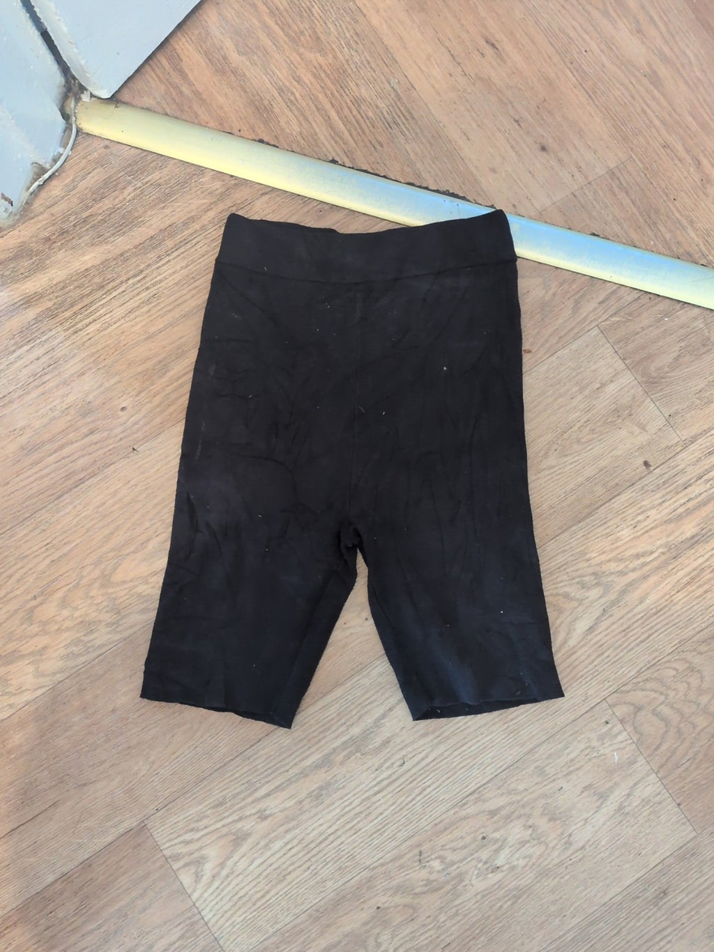 Primark 6-8 Black Stretch Biker Shorts