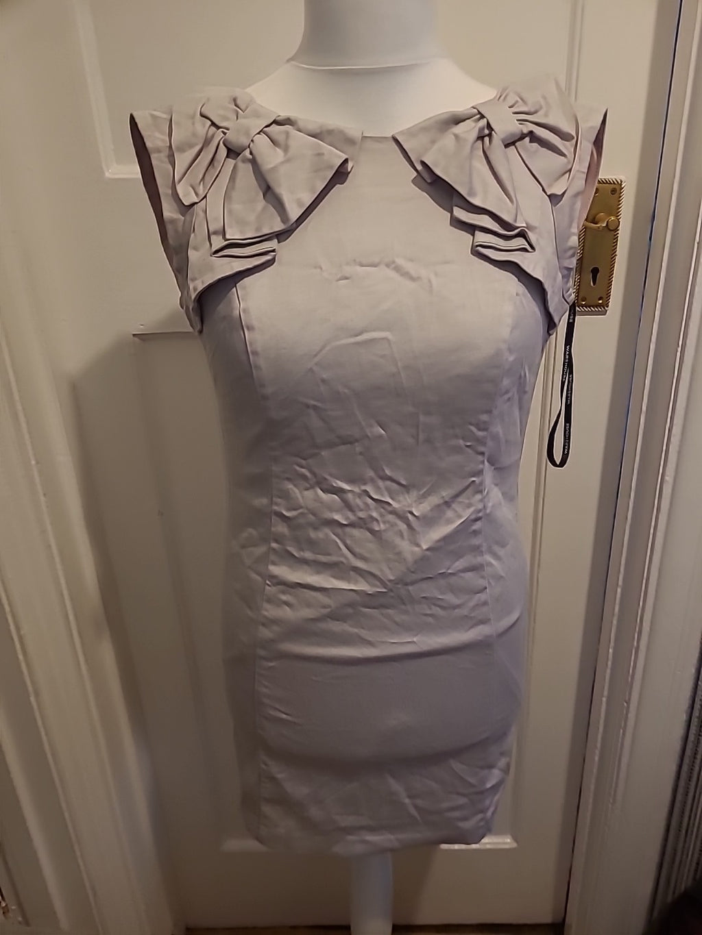 Ladies Warehouse Size 10 Stone Sleeved Lined Dress