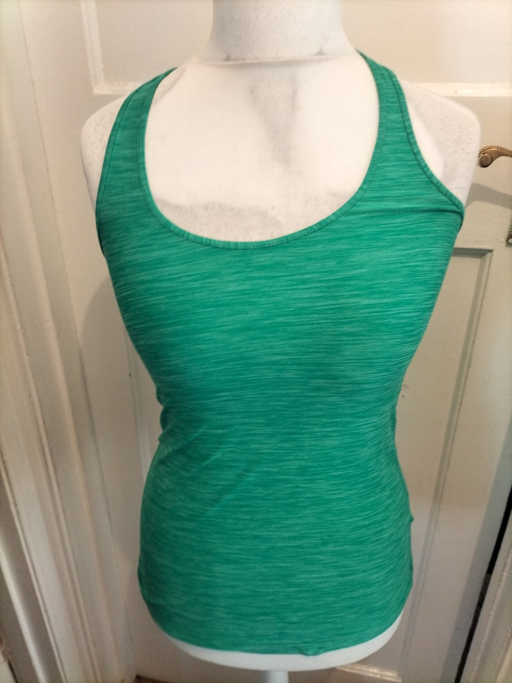 Ladies Kirkland Size XS Green Toned Sleeveless Tank Vest Top