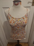 Ladies Tu Size 12 Slim Fit Multicoloured Floral Cami