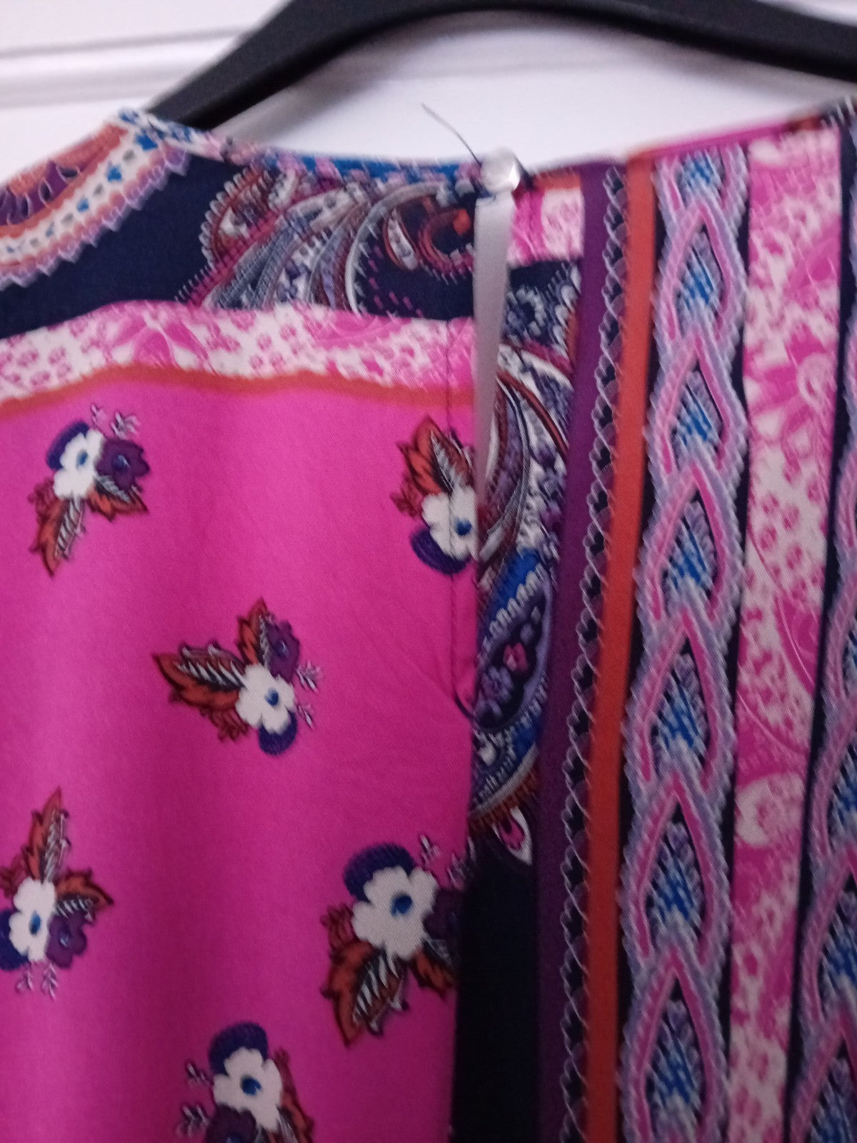 Ladies George Dress Size 16 Multicoloured Long Sleeved