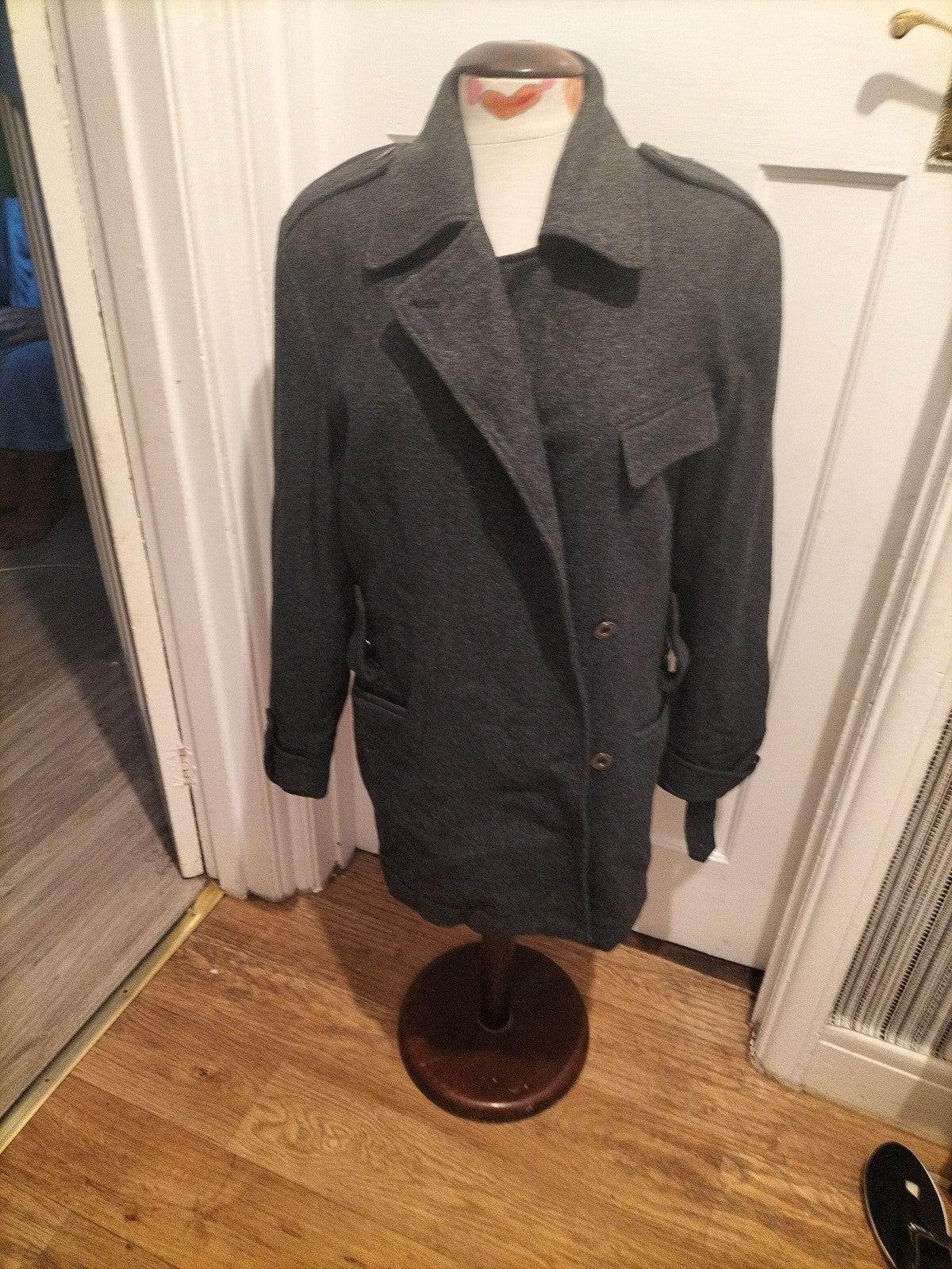 Ladies HH Size Large Dark Grey Lined Coat