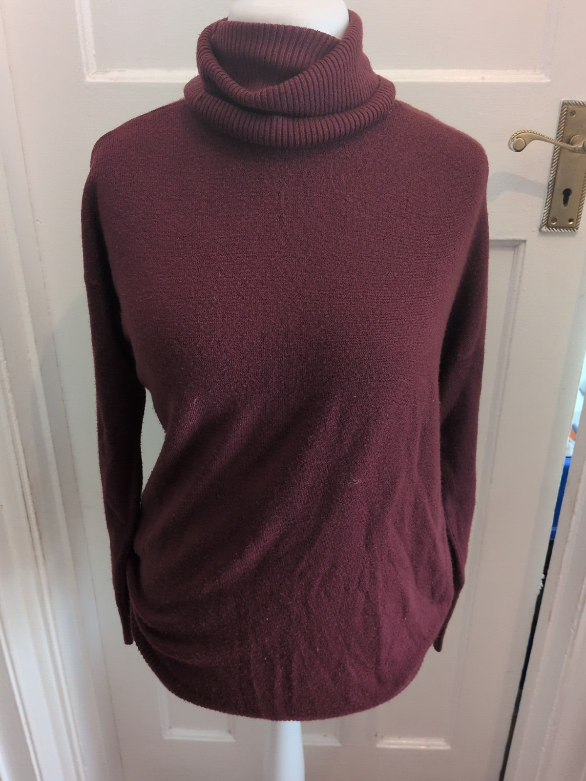Pep&Co 14 Burgundy Roll Neck Jumper