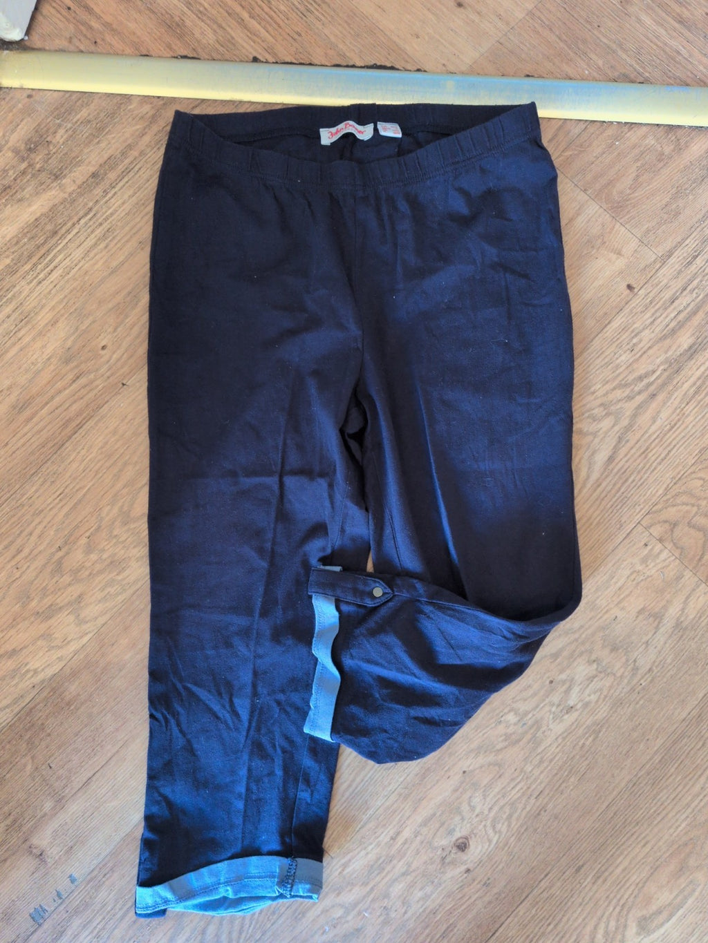 John Banner Medium Navy Crop Leggings