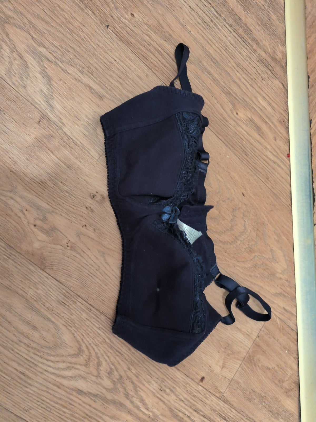Bonmarche 38B Navy Lace Unpadded Non Wired Bra