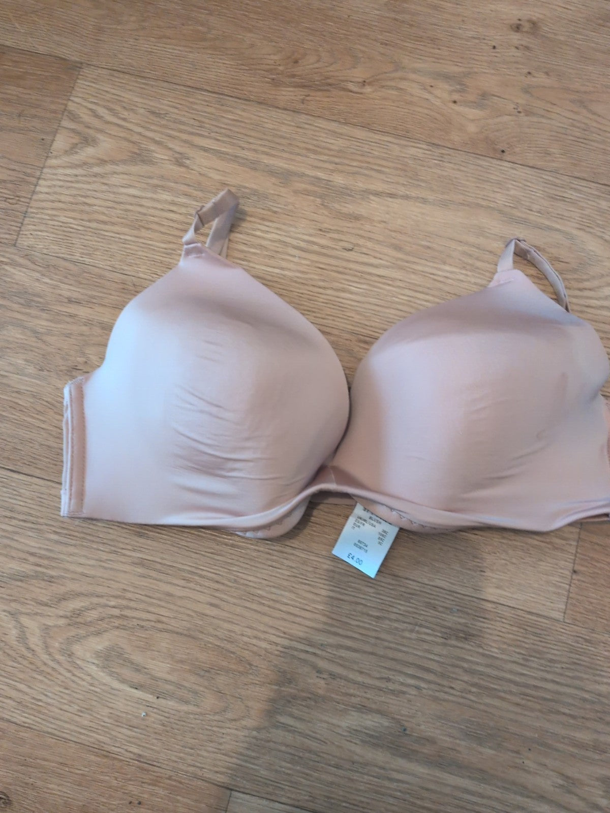 Primark 38c Pink Seamless Padded No Wires Bra