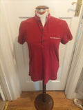 Mens Firetrap Size Small Red Short Sleeved Polo