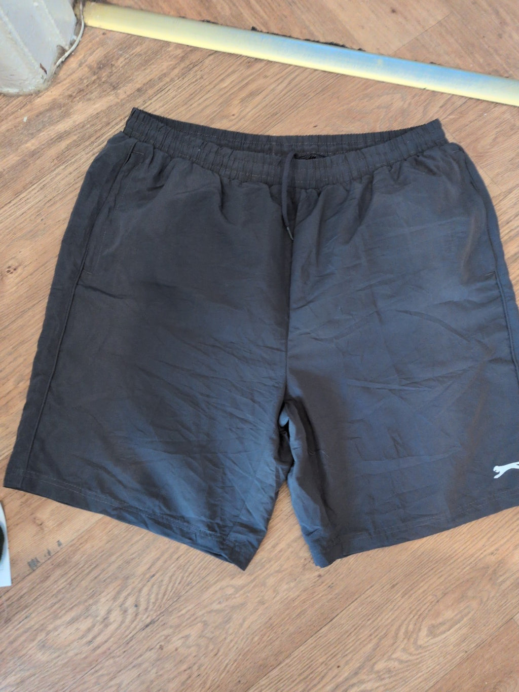 Slazenger 2XL Dark Grey Mesh Lined Elasticated Swim Shorts