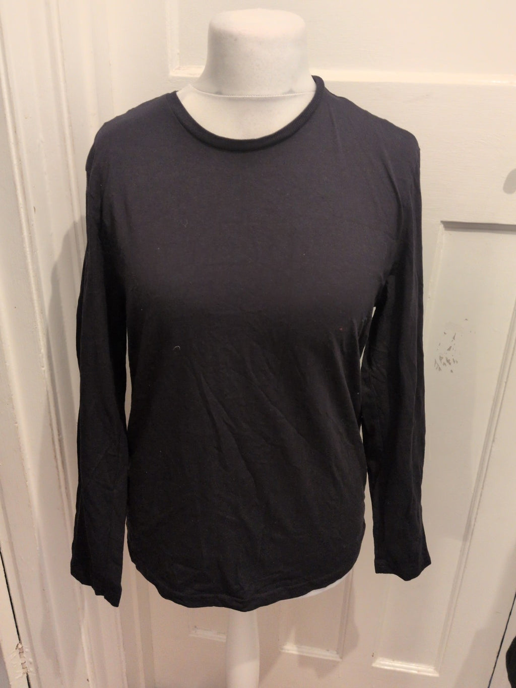 George Medium Black Long Sleeve T-shirt