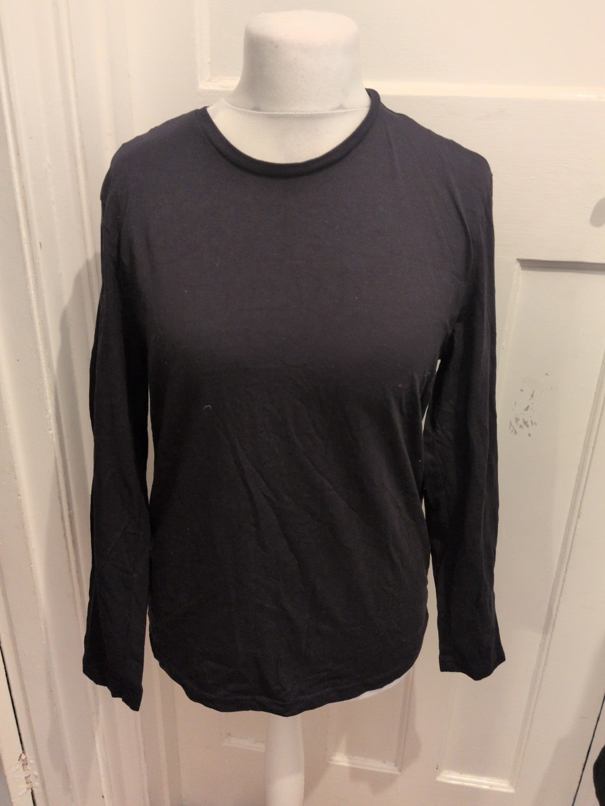 George Medium Black Long Sleeve T-shirt